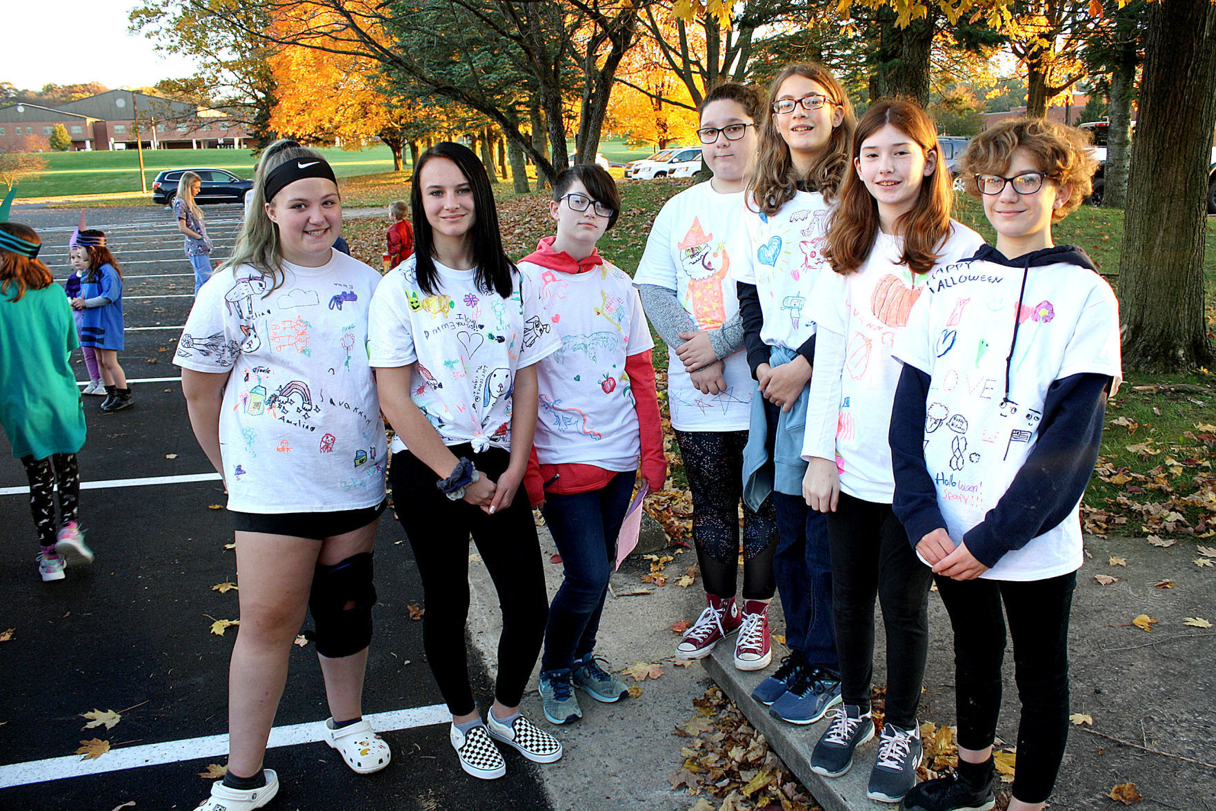 Cadette Girl Scouts serve as ‘canvas’ for younger sisters